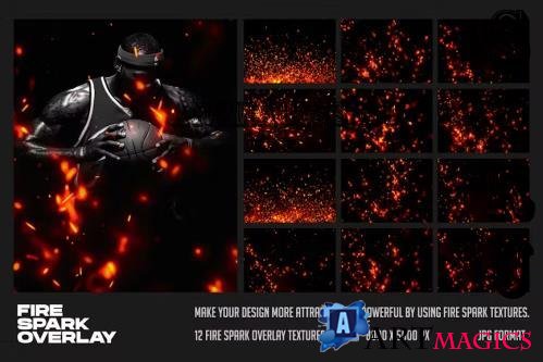 Fire Spark Overlay - ZFYVX73