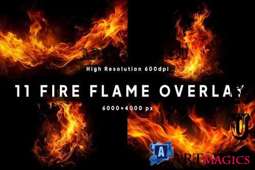 Fire Flames Overlays - VBLUERA