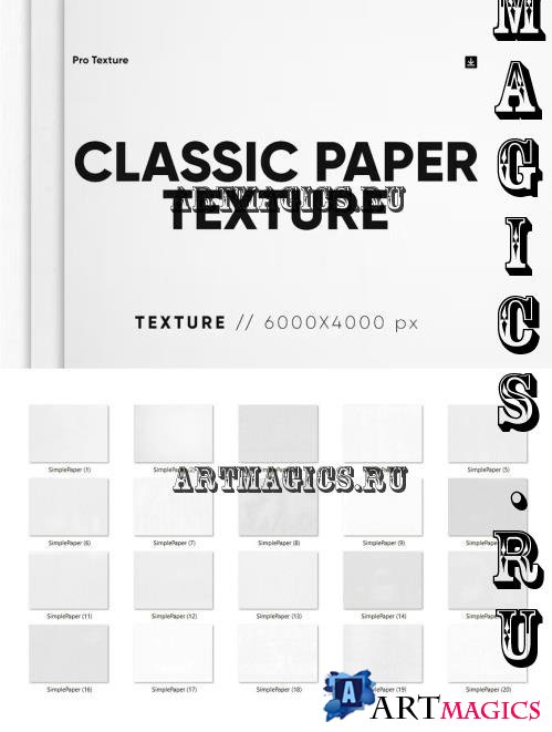 20 Classic Paper Textures HQ - UMMLPYL