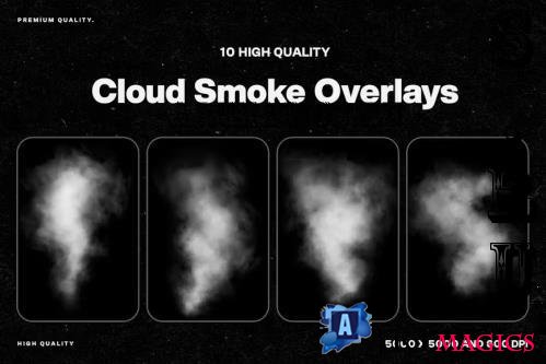 10 Cloud Smoke Overlays - JSB7WVY