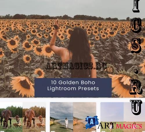 10 Golden Boho Lightroom Presets - TQ7FWWF