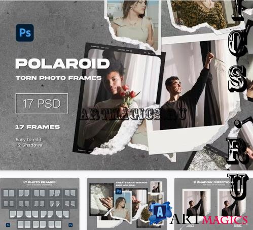 Polaroid Torn Photo Frames - 159305297