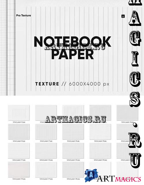 20 Notebook Paper Texture - 95146707