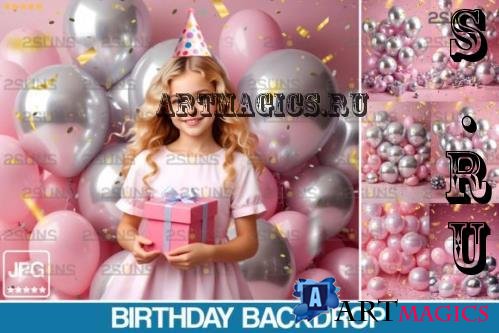 Birthday confetti backdrop party - 145901161