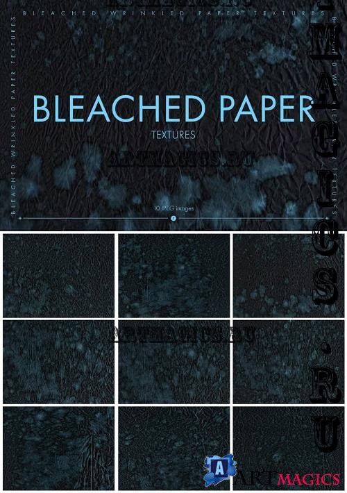 Bleached Black Paper Textures