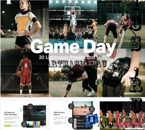 20 Game Day Lightroom Presets LUTs - 92547821