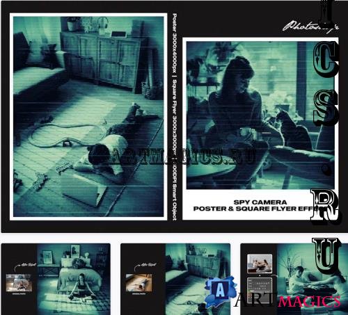 Spy Camera Square and Poster Effect - Q4LUFPL
