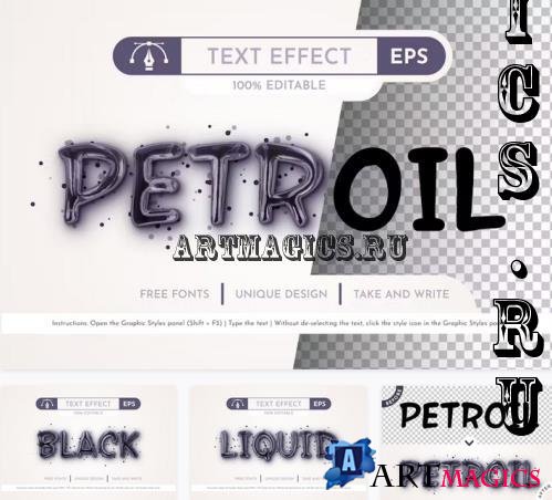 Petroil Editable Text Effect - 194282363