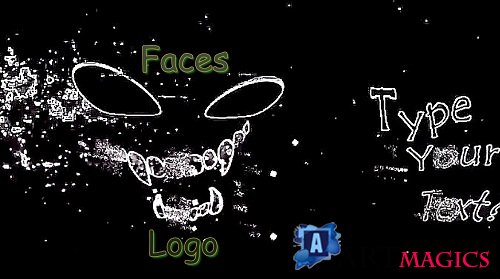 Grunge Faces Logo 2257342 - Project for After Effects