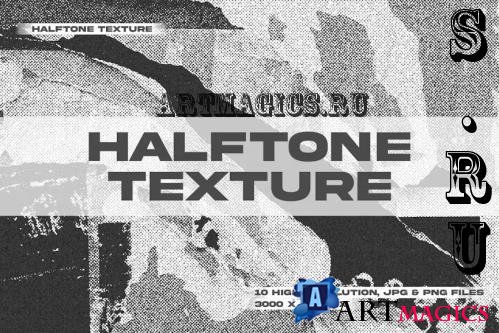 Halftone Texture Background - 75XJKRB