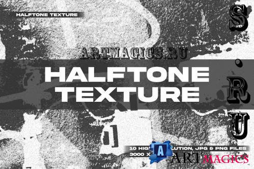 Halftone Texture Background - E66S2WH