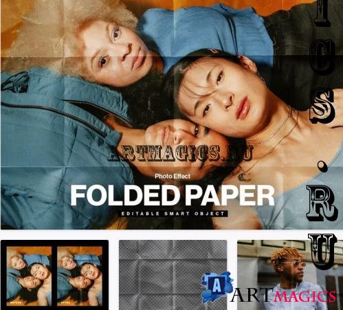 Folded Paper Photo Effect Template - 5EYQGLU