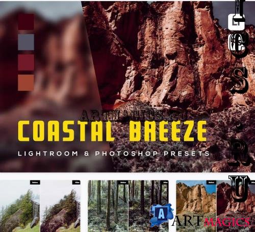 6 Coastal Breeze Lightroom and Photoshop presets - F2JZ2DS