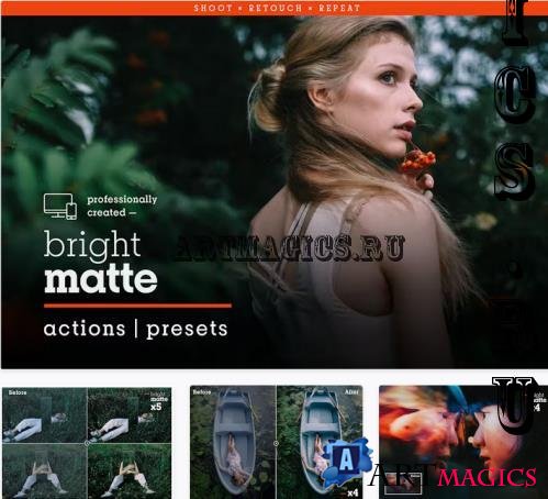 Bright Matte - Actions and Presets - 224750617