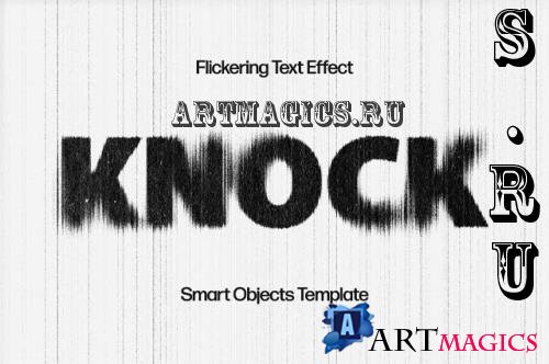 Flickering Text Effect