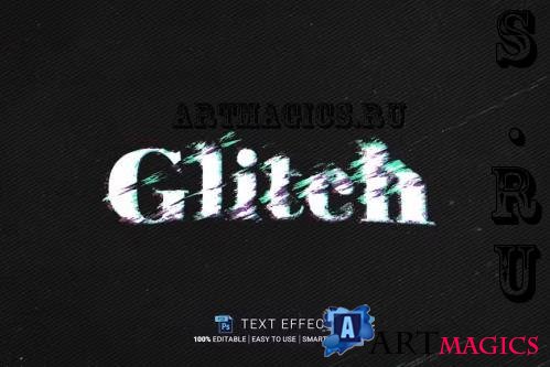 Glitch Editable Text Effect - KNEHM9V