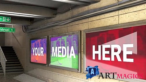 Urban Kiosk Mockup 1278488 - Project for After Effects 