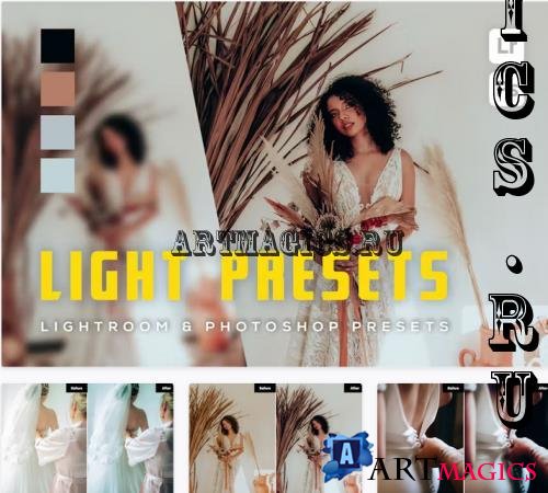 6 Light Lightroom and Photoshop Presets - QFJNZRJ