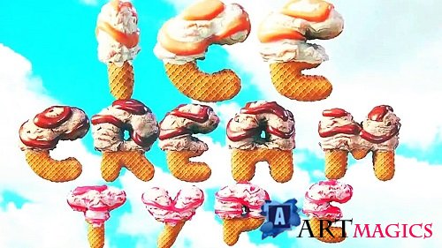Ice Cream Type 2023057 - Project for After Effects