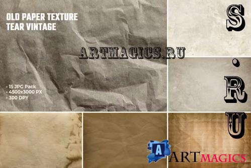 Old Paper Texture Tear Vintage Background - D2VHSGP