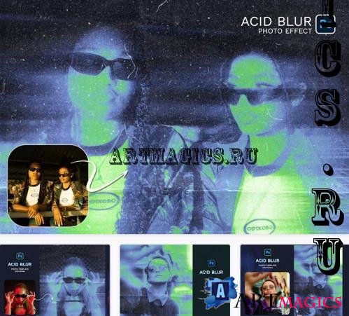 Acid Blur Photo Effect - 244468406