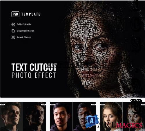 Text Cutout Photo Effect - ACCT7KT