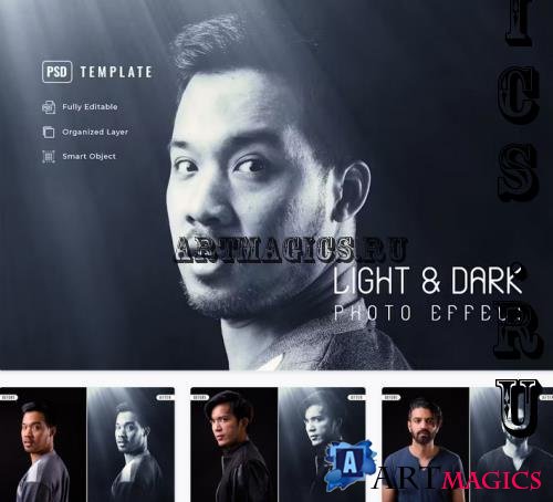 Light & Dark Photo Effect - 9X6KRVC