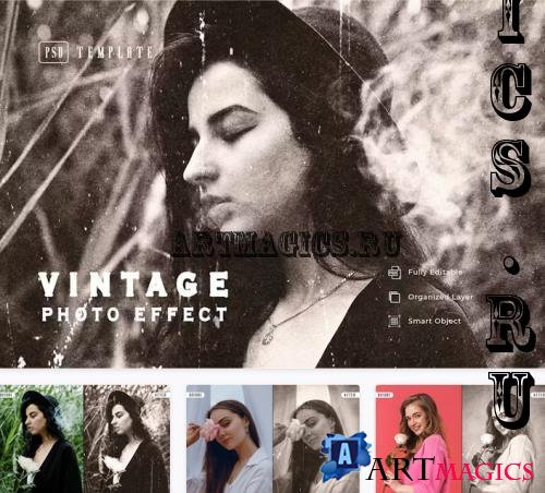 Vintage Photo Effect - VQKDJP4