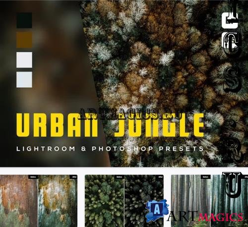 6 Urban Jungle Lightroom and Photoshop Presets - NPV4RJT