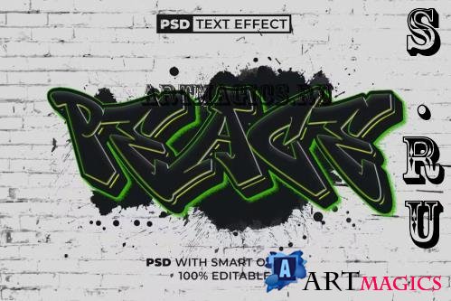 PSD Graffiti Text Effect Style - 244454822