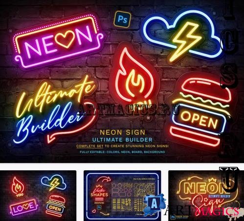 Neon Sign Ultimate Builder - 254627431