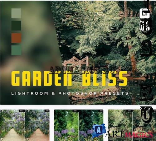 6 Garden Bliss Lightroom and Photoshop Presets - 5ZK72TH