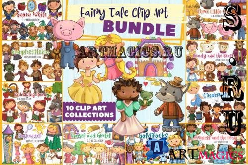 Fairy Tale Clip Art Collection Bundle - 20 Premium Graphics
