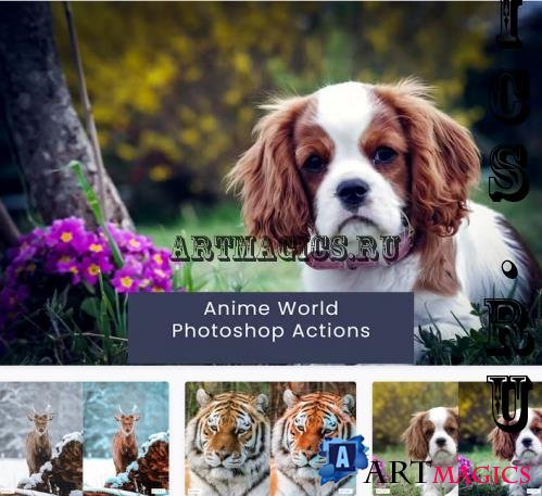 Anime World Photoshop Actions - PPLV63W