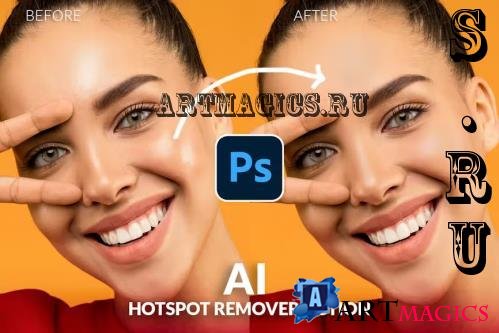 Hotspot Remover AI photoshop action - 278462254