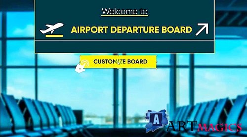 Airport Departure Board 180604 - Project for After Effects   
