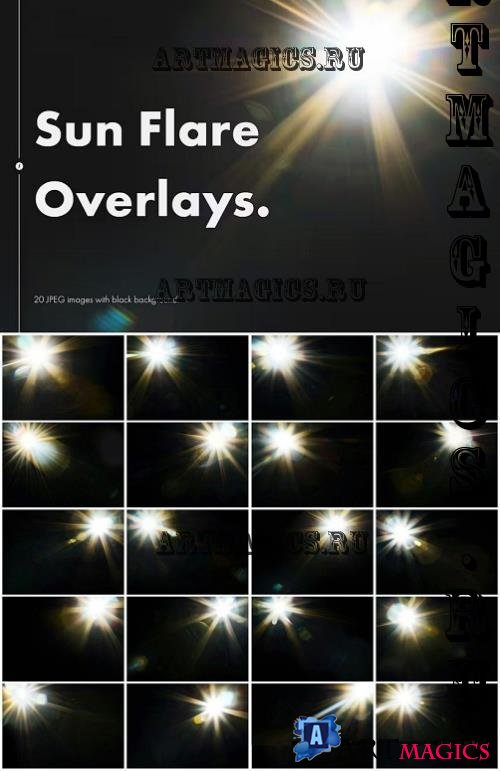 Sun Flare Overlays - AUMEHM5