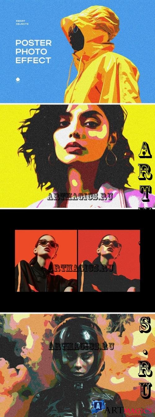 Poster Pop Art Photo Effect - 279935107