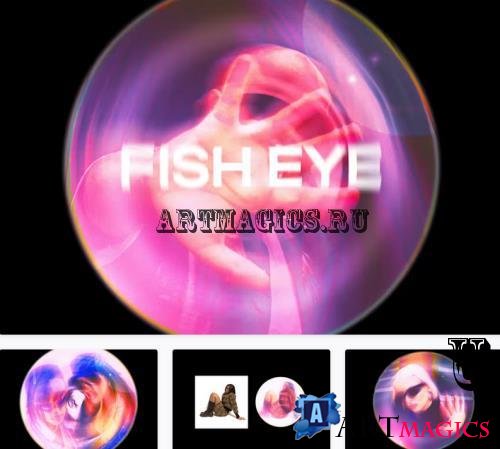 Rippled Fish Eye Photo Effect - 280458499