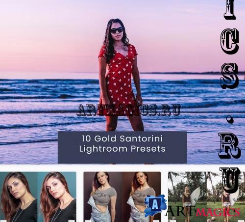 10 Gold Santorini Lightroom Presets - 7E9VDLG