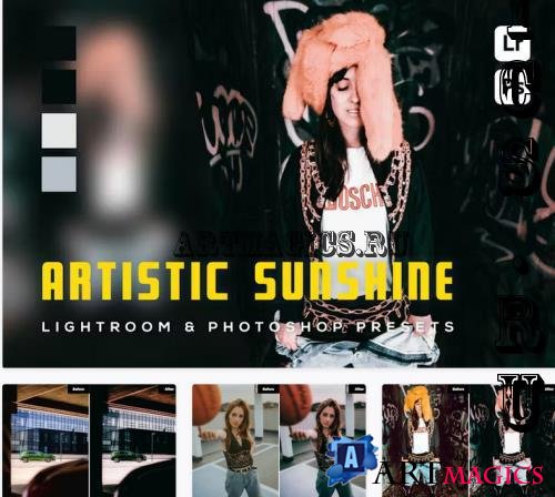 6 Artistic Sunshine Lightroom and Photoshop Preset - 2CP888Y