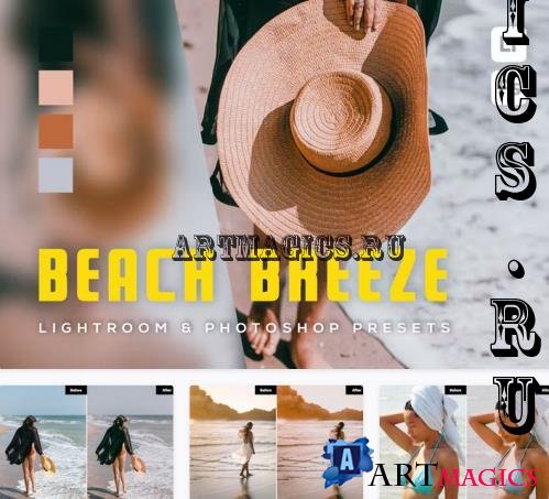 6 Beach Breeze Lightroom and Photoshop Presets - Q33SVVR