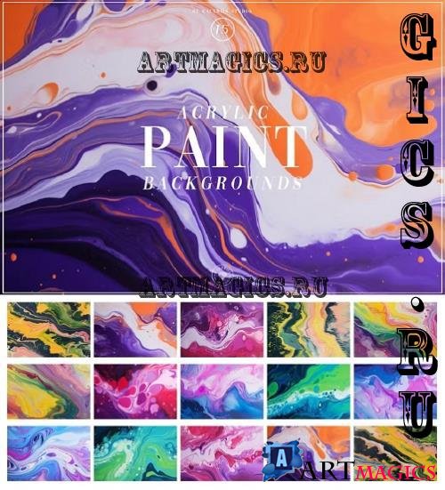 Acrylic Paint Backgrounds - 9STTP3E