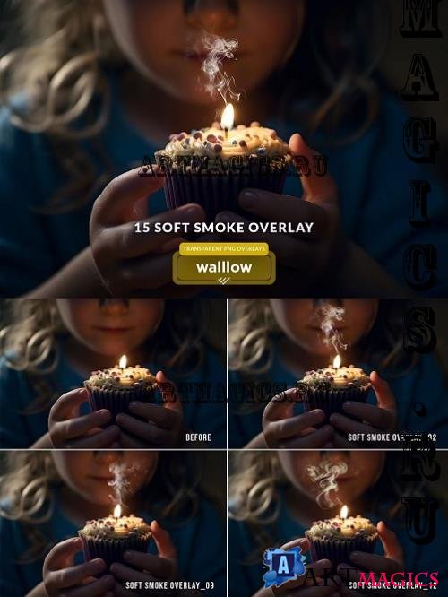 Soft Smoke Png Photo Overlays - 278871852