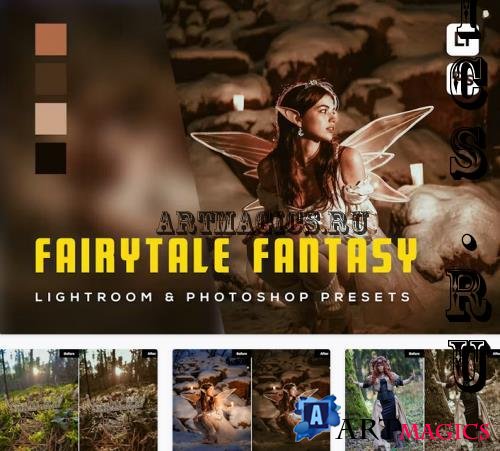 6 Fairytale Fantasy Lightroom and Photoshop Preset - SQVLYHP