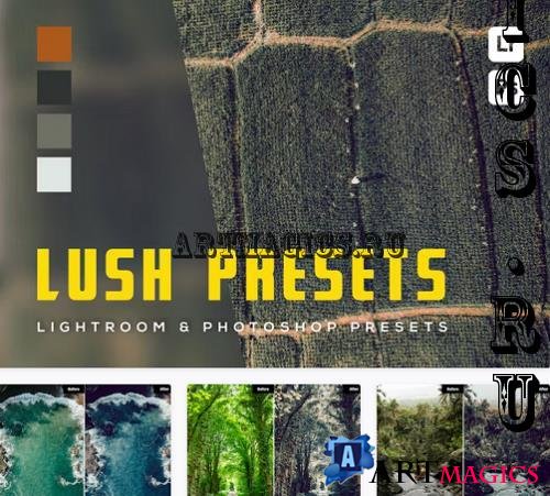 6 Lush Lightroom and Photoshop Presets - EM9N2LS