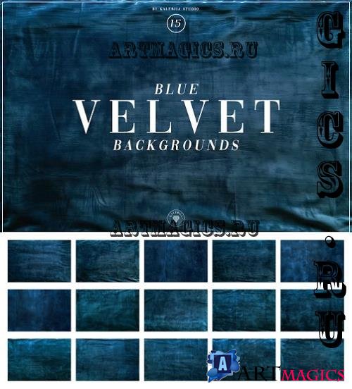 Blue Velvet Backgrounds - VKRU3SA