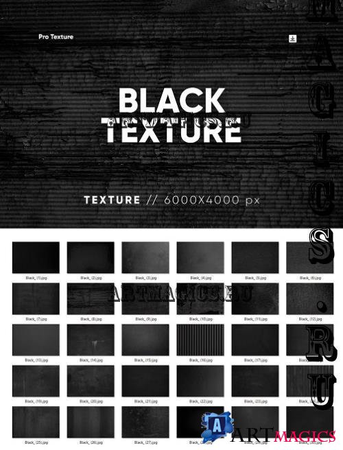 30 Black Texture HQ - 279700389