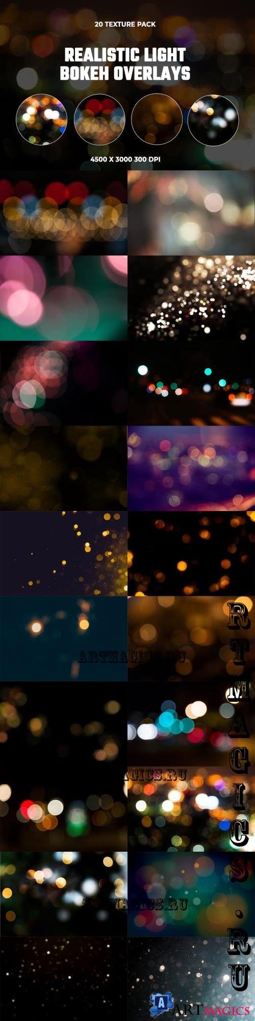 Realistic Light Bokeh Overlays - HS4XYNN