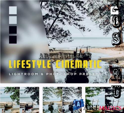 6 Lifestyle Cinematic Lightroom and Photoshop Presets - HAUXGH8